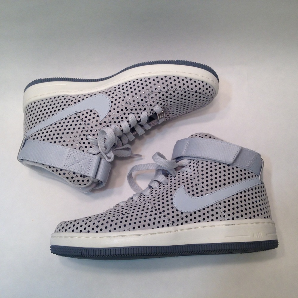 New womens nike AF1 mid platinum/gray size 6.5